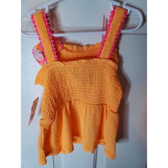 Little Lass Two Piece Shorts/Peplum Tank Top Set, NWT, 3T - Picture 5 of 10